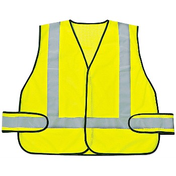 Safety Vest, Fluorescent Yelllow 