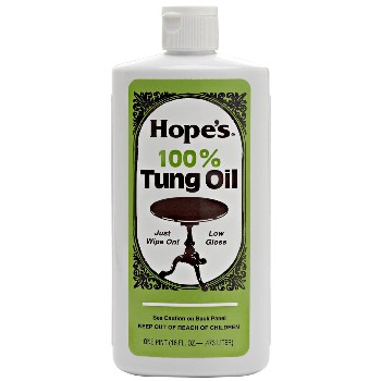 Tung Oil, 100% Pure ~ Hope Company,  One Pint