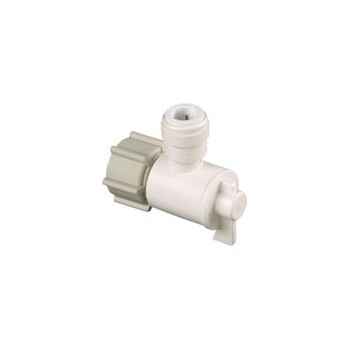 Quick Connect Angle Valve, 1 / 2 inches  FPT x 1 / 4 inches CTS