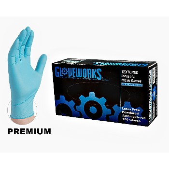 Nitrile Gloves,  Powdered ~ Small