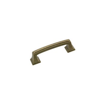 Pull - Mulholland Weathered Brass Finish - 3 inch
