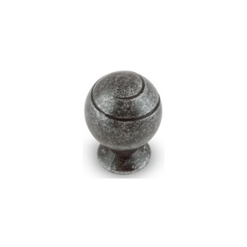 Knob - Wrought Iron Finish - 1 1/8 inch