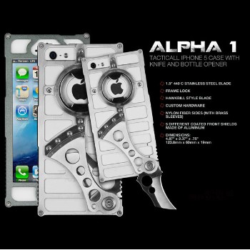 TactiCall Alpha 1 iPhone 5 Case, Black Out