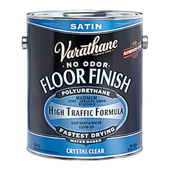 Varathane Crystal Clear Wood Floor Finish, Satin  ~ Gallon