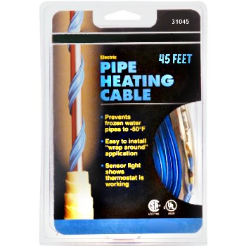 Pipe Heating Cable, 45 Feet