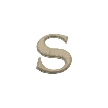 House Letter S,   Simulated Wood-Grain Letter ~ 7"