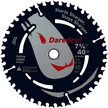 Saw Blade, 7-1/4" - 40 Tooth 