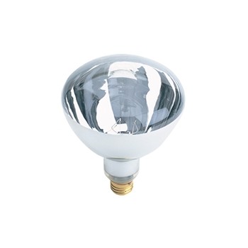 Heat Lamp  Clear  120 Volt 125 Watt 