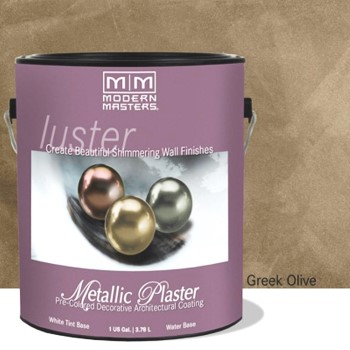 Metallic Plaster,  Greek Olive ~ Gallon