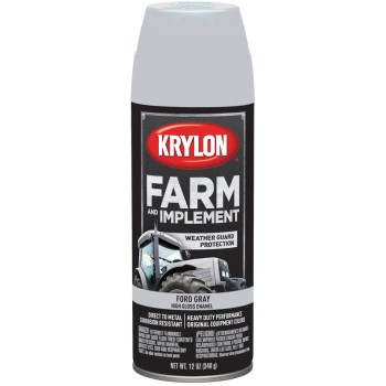 Farm & Implement Spray Paint,  Ford Gray  ~ 12 oz Aerosol
