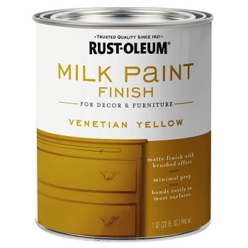 Milk Paint Finish,  Venetian Yellow  ~ Quart