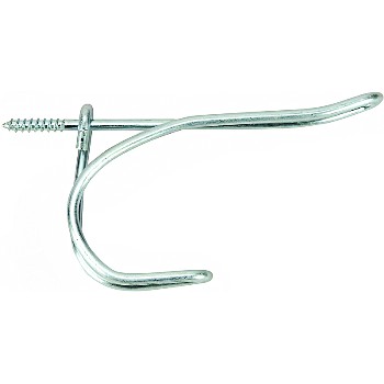 Coat & Hat Hook, Wire  ~ Zinc Plated Finish