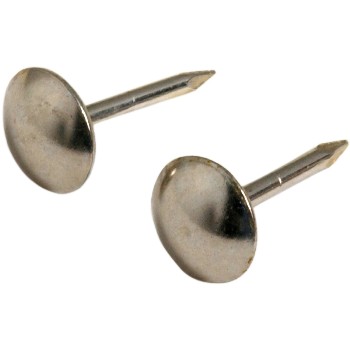 Upholstery Nails, Round Head - Nickel   ~ Pack of 25
