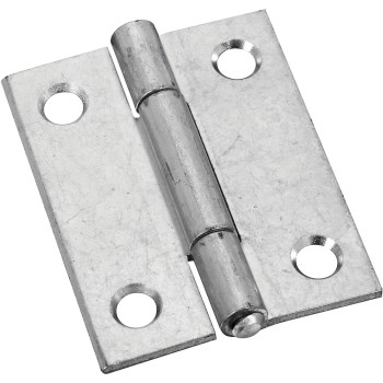 Non-removable Pin Hinges,  Zinc Plated ~ 2" 