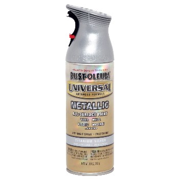 Universal Spray Paint, Titanium Silver~ 11oz  