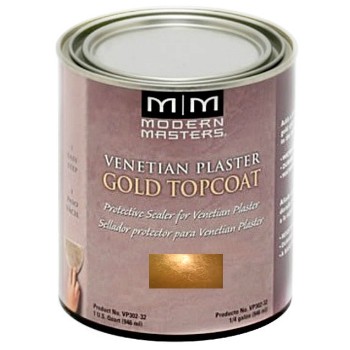 Venetian Plaster Gold Topcoat/One Quart