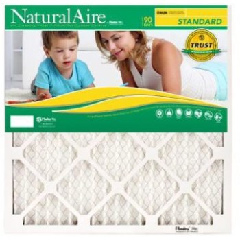 Naturalaire Standard Pleated Air Filter ~   18" x 18" x 1"