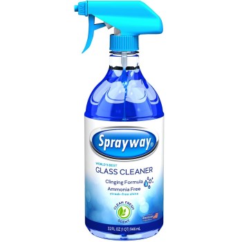 Sprayway Glass Cleaner Clinging Spray ~ 32 oz Spray