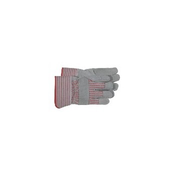 Split Leather Palm Gloves - Large Safety Cuff