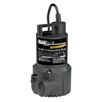 Submersible Utility Pump, 1 / 6 HP 