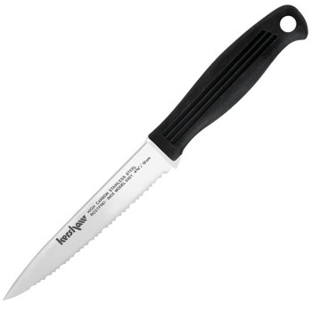 9900 Series, Utility Kitchen Knife,4.75in,Black Handle,Plain