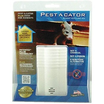 Pest-A-Cator Plus Rodent Repellent Control,   Electronic Pulse/Ultrasonic ~ Approx 2,000 SF
