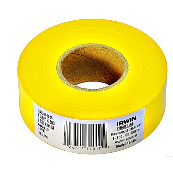Flagging Tape,  Yellow - 300 ft