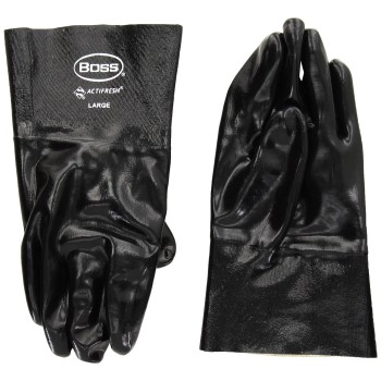 Neoprene Gloves, Black w/Cotton Lining ~ 12" 