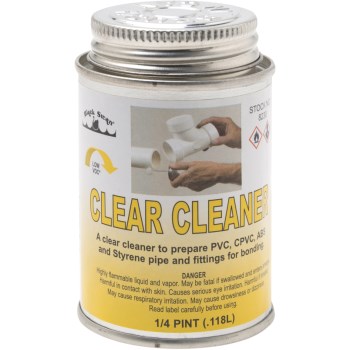 Clear Pipe Cleaner ~ 4 Oz 