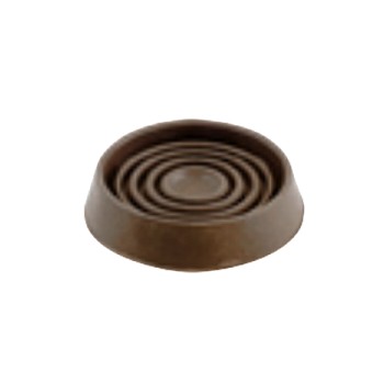 Round Brown 1.5" Rubber Cups