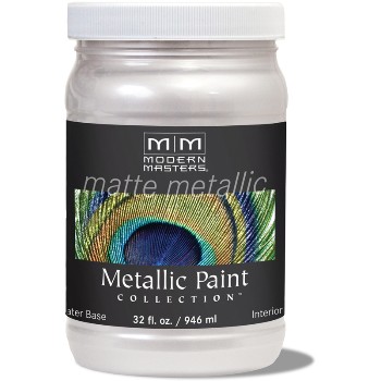 Matte Metallic Paint ~ Oyster, Quart