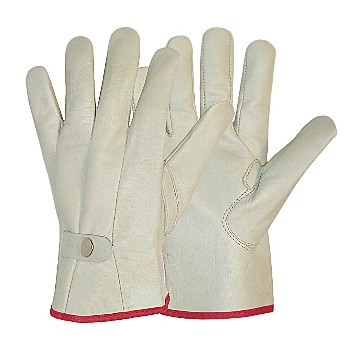Ladies Leather Roper Gloves - Medium
