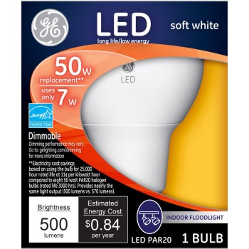 LED PAR20 Indoor Floodlight, Soft White - 50 watt