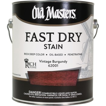 Fast Dry Wood Stain, Vintage Burgundy ~ One Gallon 