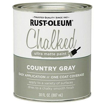 Chalked Ultra Matte Paint,  Country Gray ~ 30 oz