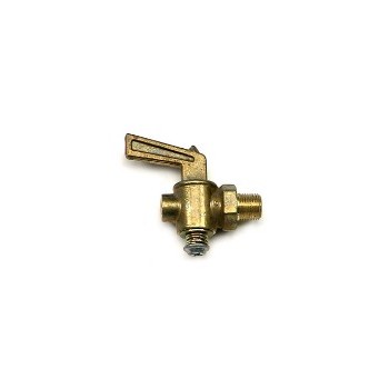 Lever Handle Drain Cock - Brass - 1/8 inch