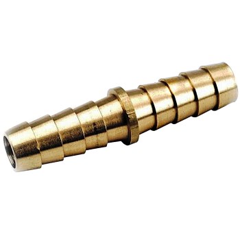Lead-Free Barb x Barb Hose Connector ~ 3/8"