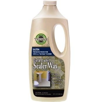 Trewax Gold Label Sealer Wax, Satin Finish ~ 32 oz