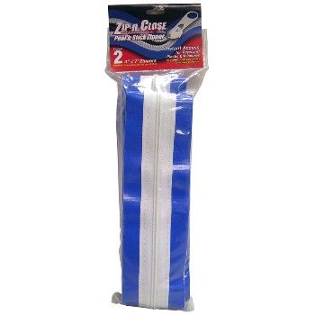 Zip-N-Close Zippers for Temporary Barriers ~ 3" W x 7 Ft L