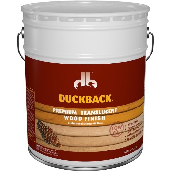 DuckBack Wood Finish, Cedar Satin ~ 5 Gallons
