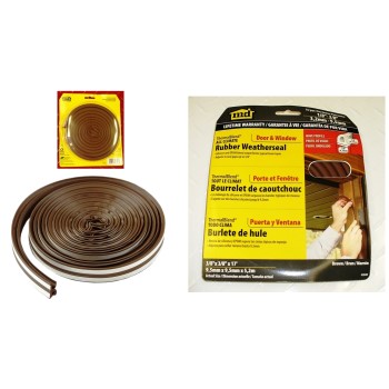 All-Climate ThermaBlend Weatherstrip, Brown ~ 3/8" x 17 Ft