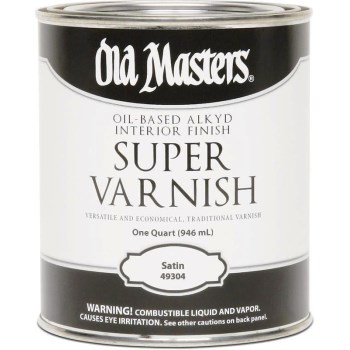 Super Varnish, Clear Satin Finish ~ Quart