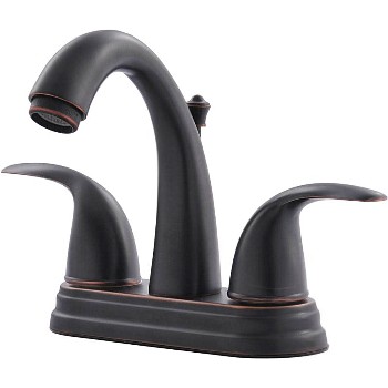 Two Handle Lavatory Faucet - Classic Bronze