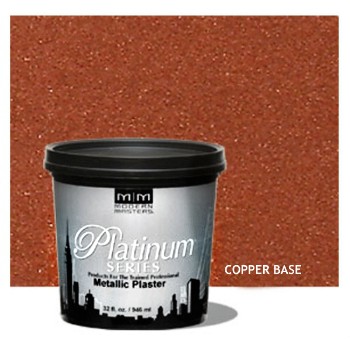 Platinum Series Metallic Plaster, Copper Base ~ Quart