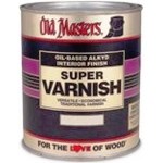 Super Varnish,  Oil-Based Interior Finish,  Clear Satin Sheen ~ Gallon