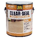Clear Seal Concrete Protective Sealer, Satin ~ Gallon