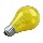 Party Light Bulb, Yellow 25 watt 