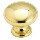 Knob - Polished Brass Finish - 1.25 inch