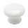 Knob - White Ceramic Finish - 1.5 inch
