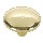 Round Cabinet Knob, Brass 1 1/4 inch